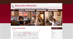 Desktop Screenshot of kaminofen-hersteller.net